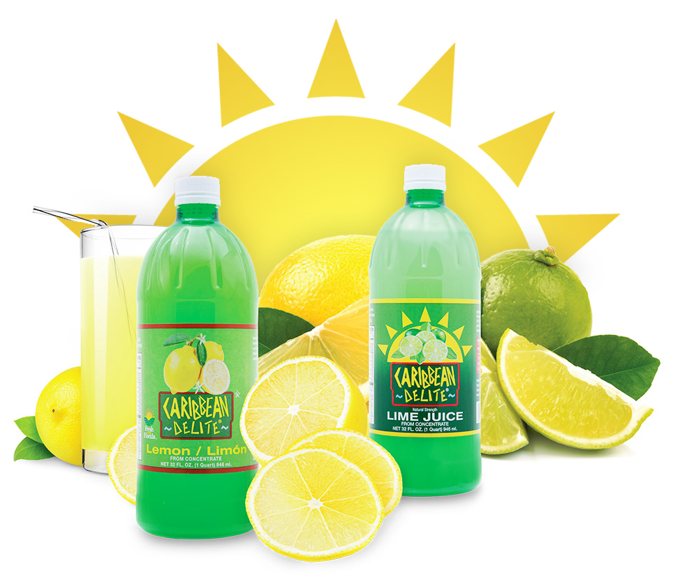 Caribbean Delite Lemon & Lime Juice - Flayco